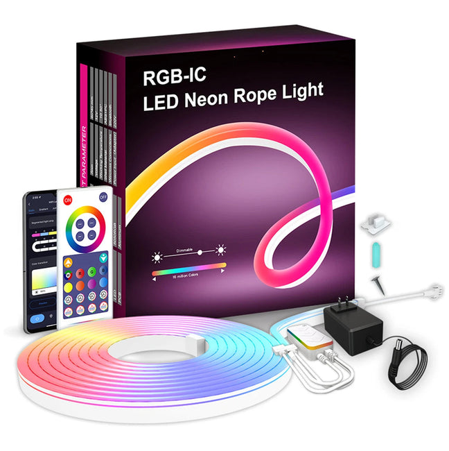 RGB-IC Led Neon Rope Light 5M - Gamer Decoration