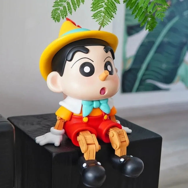 Crayon Shin-chan Pinocchio Figure - Gamer Decoration