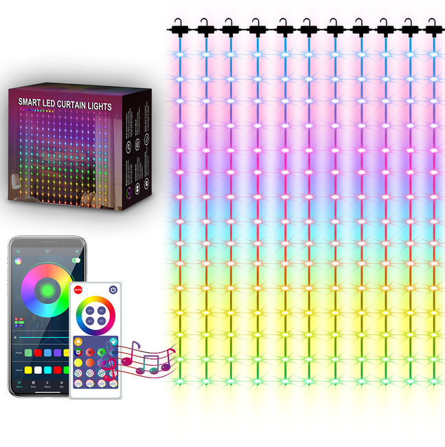RGB Curtain Led Light - Gamer Decoration