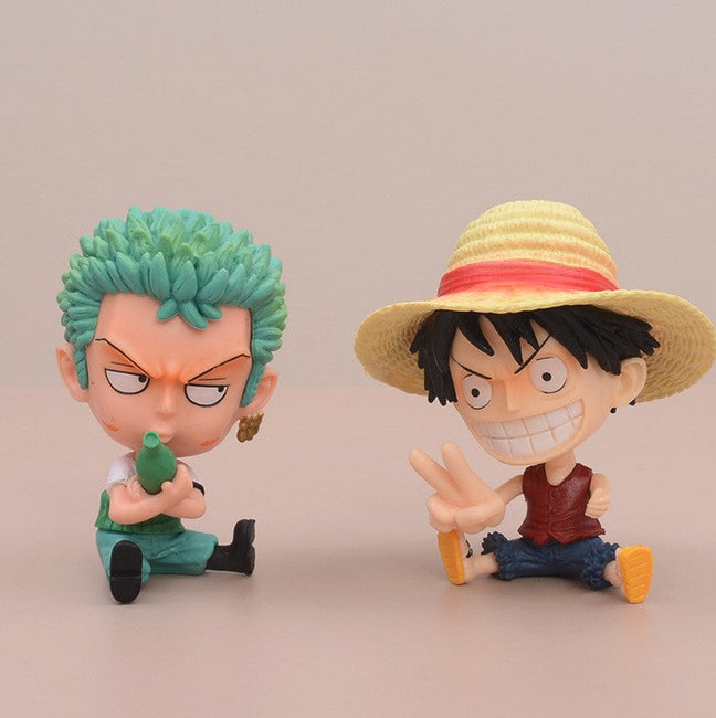 Monkey D. Luffy & Roronoa Zoro Figure - Gamer Decoration