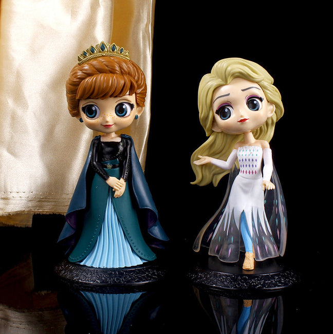 Frozen Princess Elsa & Anna Figure - Gamer Decoration