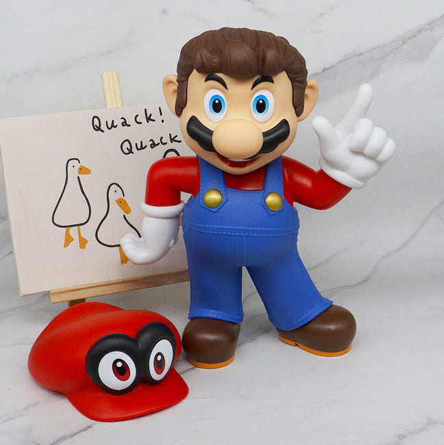 Large Super Mario Figure - Gamer Decoration