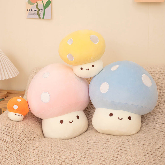 Colorful Mushroom Plush - Gamer Decoration