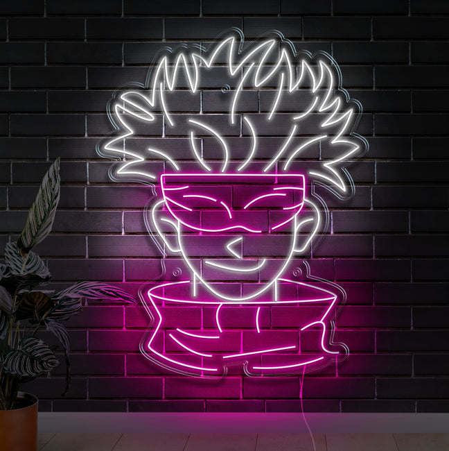 Satoru Gojo Neon Sign - Gamer Decoration