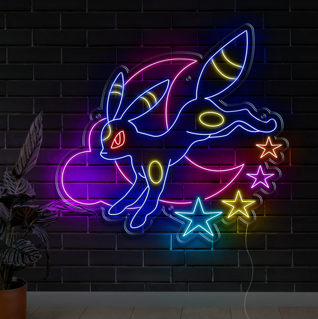 Umbreon Neon Sign - Gamer Decoration