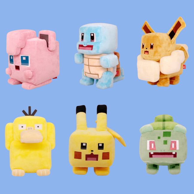Minecraft Edition Pokémon Plush - Gamer Decoration
