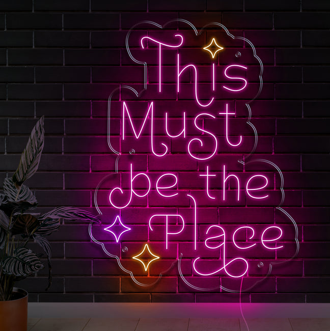 This Must Be The Place Neon Sign - Gamer Decoration