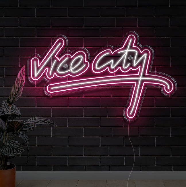 Vice City Neon Sign - Gamer Decoration