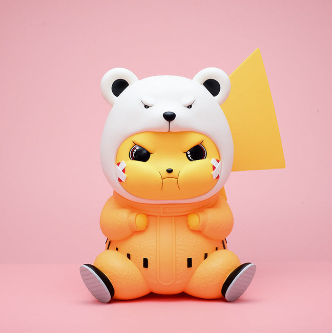 Bear Costume Pikachu Figure - Gamer Decoration