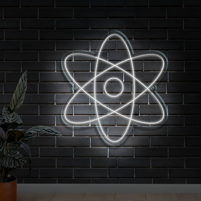 Atom Neon Sign - Gamer Decoration