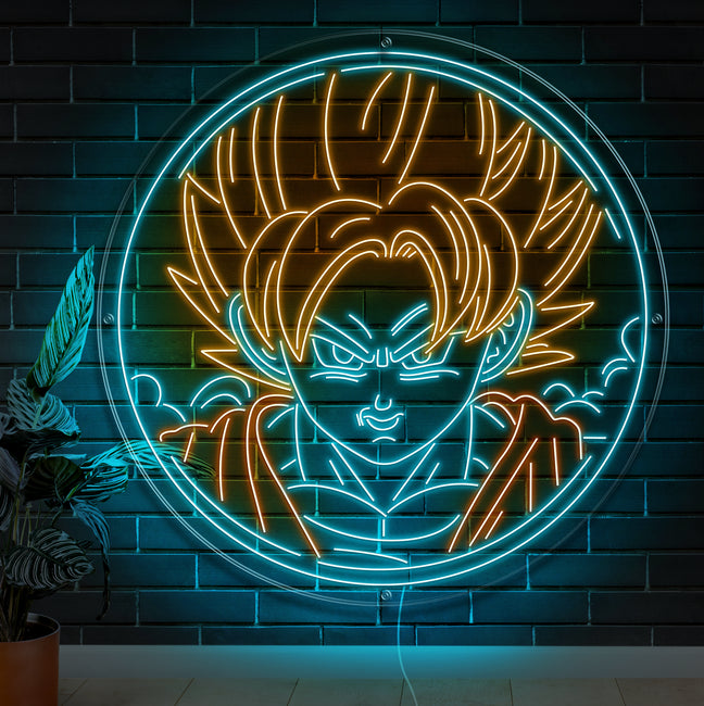 Goku Neon Sign - Gamer Decoration