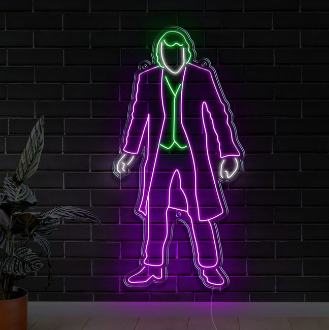 Joker Neon Sign - Gamer Decoration