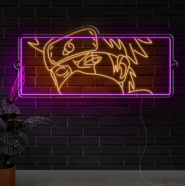 Kakashi Hatake Neon Sign - Gamer Decoration