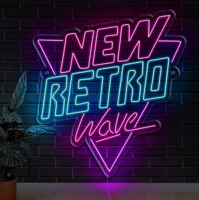 New Retro Wave Neon Sign - Gamer Decoration