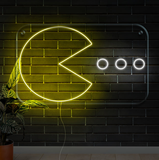 Pac-Man Neon Sign - Gamer Decoration
