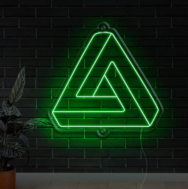 Infinity Triangle Neon Sign - Gamer Decoration